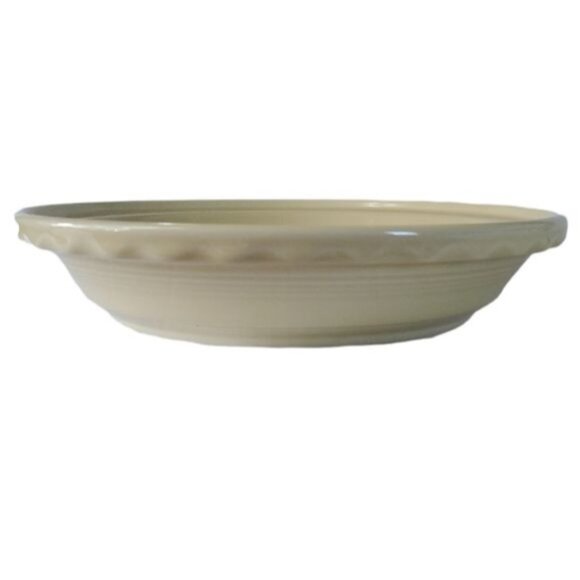 Fiestaware FIESTA CERAMIC Pie Plate Deep Dish Baking Bake Bakeware Baker Ivory - Picture 1 of 10